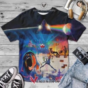 Pink Floyd Mix album covers Album 3D T-Shirt, Unique Gifts For Music Lovers - Vesles2014S