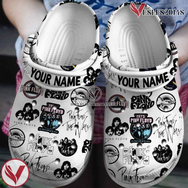Pink Floyd Music Band Crocs Crocband Clogs Shoes, Unique Gifts For Fans Style 1 - Vesles2014S