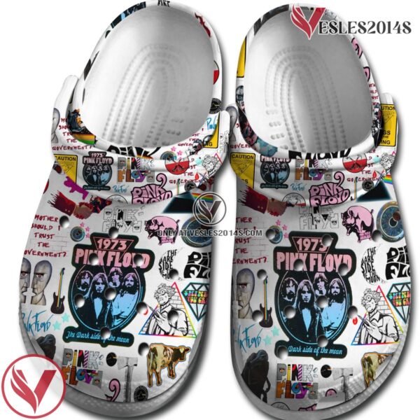 Pink Floyd Music Band Crocs Crocband Clogs Shoes, Unique Gifts For Fans Style 3 - Vesles2014S 2