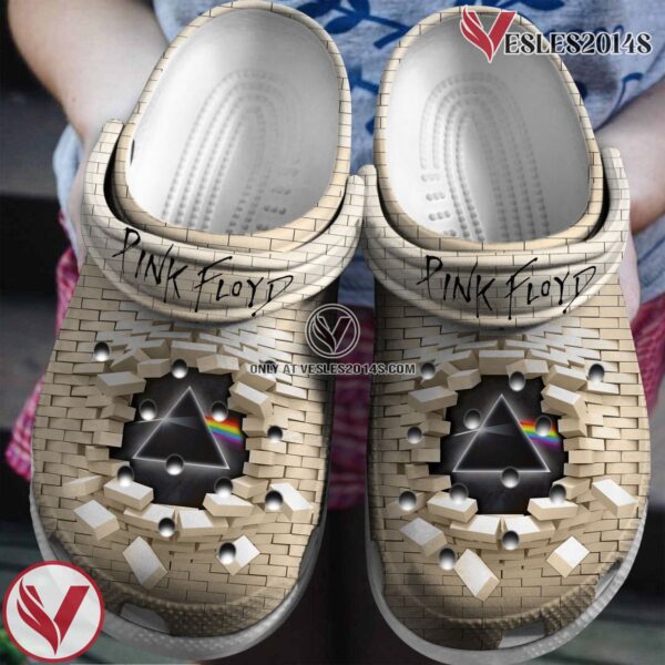 Pink Floyd Music Band Crocs Crocband Clogs Shoes, Unique Gifts For Fans Style 4 - Vesles2014S