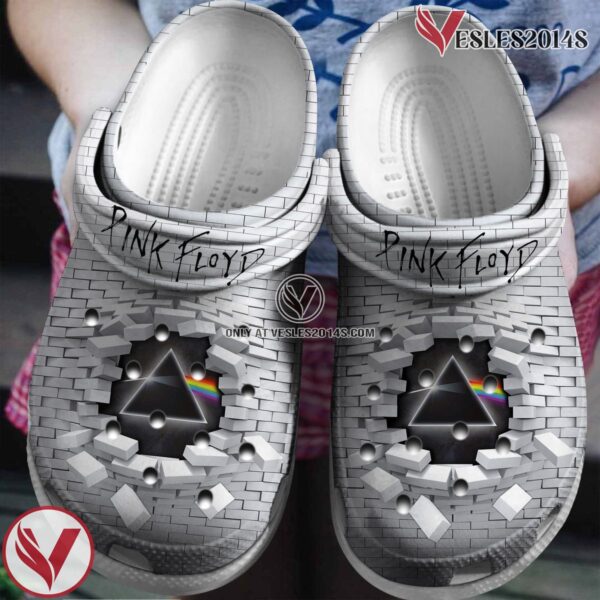 Pink Floyd Music Band Crocs Crocband Clogs Shoes, Unique Gifts For Fans Style 5 - Vesles2014S