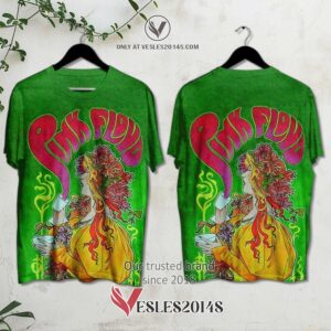 Pink Floyd Pattern Album 3D Shirt, Unique Gifts For Music Lovers - Vesles2014S