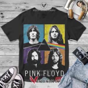 Pink Floyd Prism Album 3D T-Shirt, Unique Gifts For Music Lovers - Vesles2014S