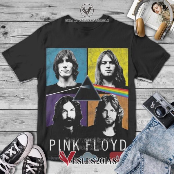 Pink Floyd Prism Album 3D T-Shirt, Unique Gifts For Music Lovers - Vesles2014S