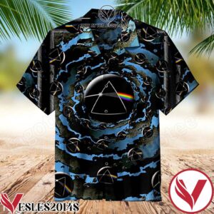 Pink Floyd Psychedelic Art Hawaiian Shirt, Unique Gifts For Friends - Vesles2014S 1