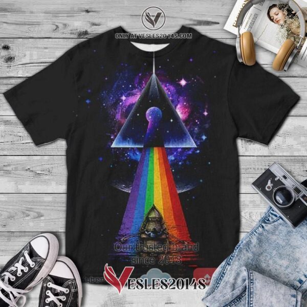 Pink Floyd Rhapsody in Pink The Psychedelic Years Album 3D T-Shirt, Unique Gifts For Music Lovers - Vesles2014S