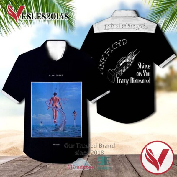 Pink Floyd Shine On Casual Hawaiian Shirt, Best Gifts For Summer Vesles2014S 1