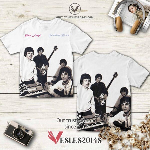 Pink Floyd Smoking Blues Album 3D T-Shirt, Perfect Gifts For Music Lovers - Vesles2014S