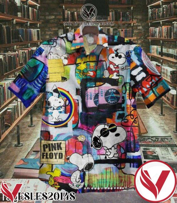 Pink Floyd Snoopy Hawaiian Shirt, Unique Gifts For Friends - Vesles2014S 1