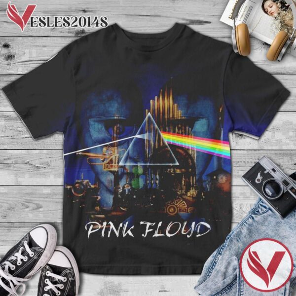 Pink Floyd The Dark Side Of The Moon Album Cover Style 4 Shirt, Perfect Gifts For Music Lovers - Vesles2014S