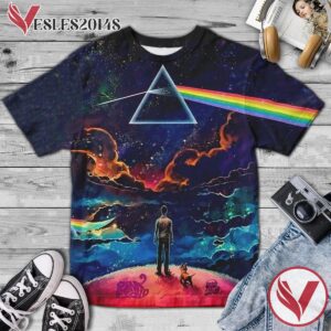 Pink Floyd The Dark Side Of The Moon Album Cover Style 5 Shirt, Perfect Gifts For Music Lovers - Vesles2014S