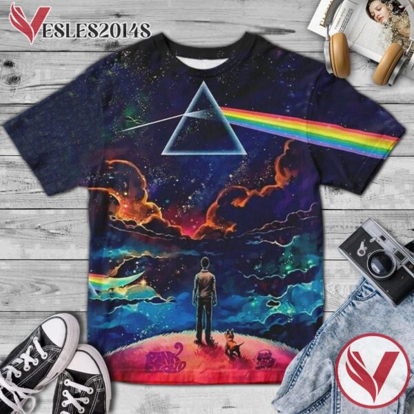 Pink Floyd The Dark Side Of The Moon Album Cover Style 5 Shirt, Perfect Gifts For Music Lovers - Vesles2014S