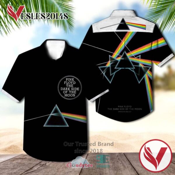 Pink Floyd The Dark Side of the Moon Casual Hawaiian Shirt, Best Gifts For Summer Vesles2014S 1