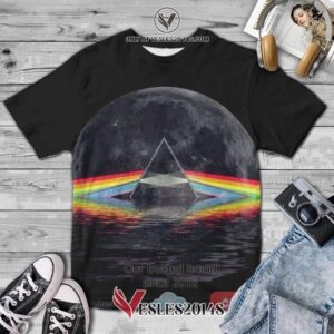 Pink Floyd The Dark Side of the Moon black Album 3D T-Shirt, Unique Gifts For Music Lovers - Vesles2014S