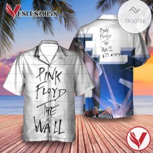 Pink Floyd The Wall Album Cover White Hawaiian Shirt, Best Gift For Music Lovers Vesles2014S