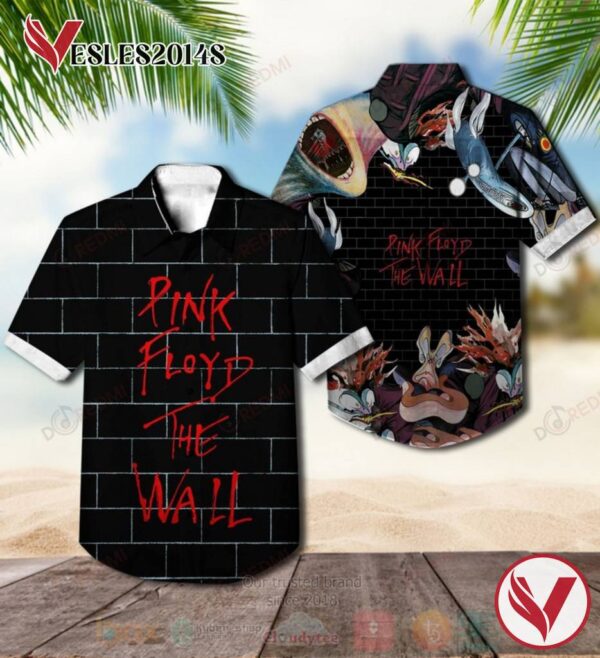 Pink Floyd The Wall Black Album Hawaiian Shirt, Best Gift For Music Lovers Vesles2014S
