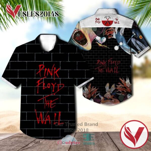 Pink Floyd The Wall Black Casual Hawaiian Shirt, Best Gifts For Summer Vesles2014S 1
