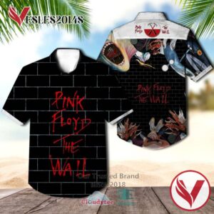 Pink Floyd The Wall Black Casual Hawaiian Shirt, Best Gifts For Summer Vesles2014S