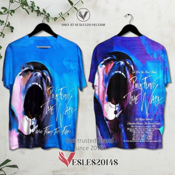 Pink Floyd-The Wall Music From the Film Album 3D Shirt, Unique Gifts For Music Lovers - Vesles2014S