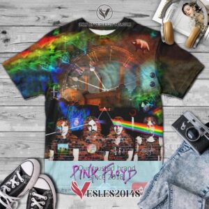Pink Floyd The Wall Time Album 3D T-Shirt, Unique Gifts For Music Lovers - Vesles2014S