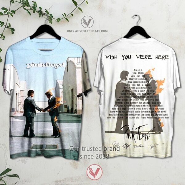 Pink Floyd Wish You Were Here Album 3D Shirt – LIMITED EDITION