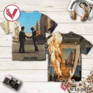 Pink Floyd Wish You Were Here Album Cover Shirt, Unique Gifts For Music Lovers - Vesles2014S ZpL