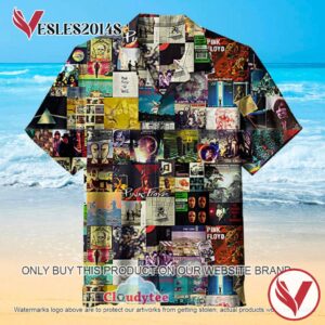 Pink Floyd band Album Covers Hawaiian Shirt, Best Gift For Music Lovers Vesles2014S