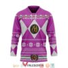 Pink Mighty Morphin Power Ranger Ugly Hockey Jersey Shirt, Trending Gifts For Fans - Vesles2014s