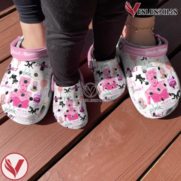 Pink Music Crocs Crocband Clogs Shoes, Unique Gifts For Fans Style 1 - Vesles2014S 3