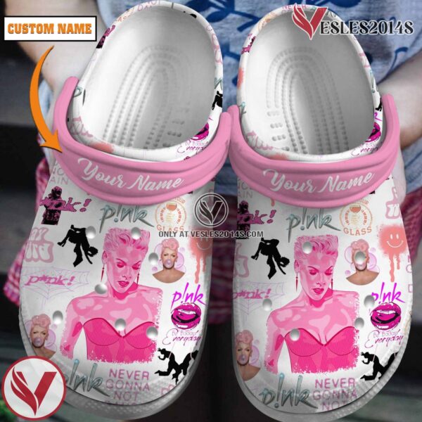 Pink Music Crocs Crocband Clogs Shoes, Unique Gifts For Fans Style 1 - Vesles2014S
