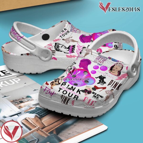 Pink Music Crocs Crocband Clogs Shoes, Unique Gifts For Fans Style 10 - Vesles2014S 2
