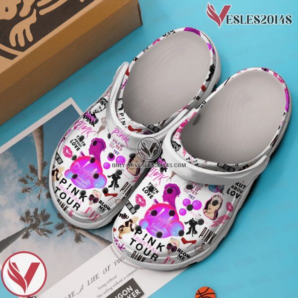Pink Music Crocs Crocband Clogs Shoes, Unique Gifts For Fans Style 10 - Vesles2014S 3