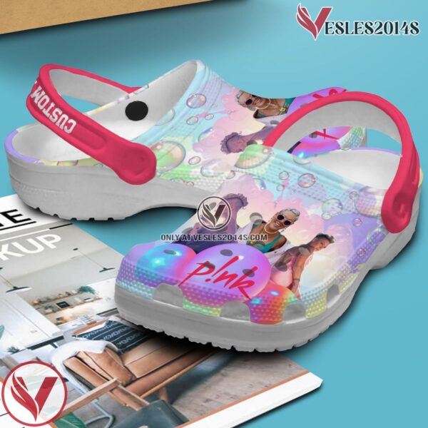 Pink Music Crocs Crocband Clogs Shoes, Unique Gifts For Fans Style 2 - Vesles2014S 2