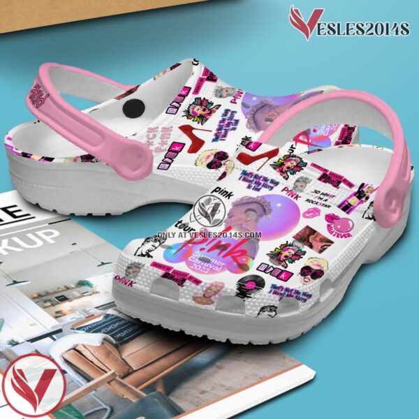 Pink Music Crocs Crocband Clogs Shoes, Unique Gifts For Fans Style 3 - Vesles2014S 2