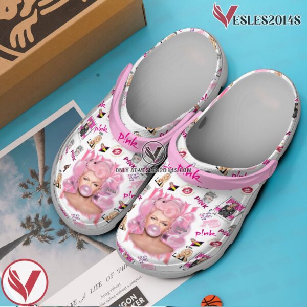Pink Music Crocs Crocband Clogs Shoes, Unique Gifts For Fans Style 4 - Vesles2014S 2