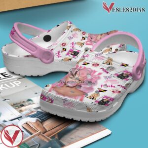 Pink Music Crocs Crocband Clogs Shoes, Unique Gifts For Fans Style 4 - Vesles2014S 3