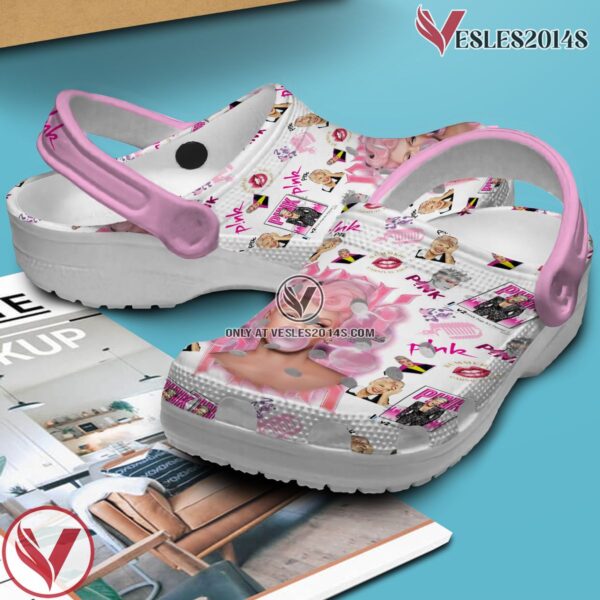 Pink Music Crocs Crocband Clogs Shoes, Unique Gifts For Fans Style 4 - Vesles2014S 3