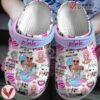 Pink Music Crocs Crocband Clogs Shoes, Unique Gifts For Fans Style 5 - Vesles2014S