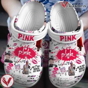 Pink Music Crocs Crocband Clogs Shoes, Unique Gifts For Fans Style 6 - Vesles2014S