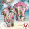 Pink Panther Hawaiian Graphic Print Short Sleeve Hawaiian Casual Shirt Vesles2014S