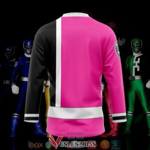 Pink Ranger S.P.D Hockey Jersey Shirt, Trending Gifts For Fans - Vesles2014s 3