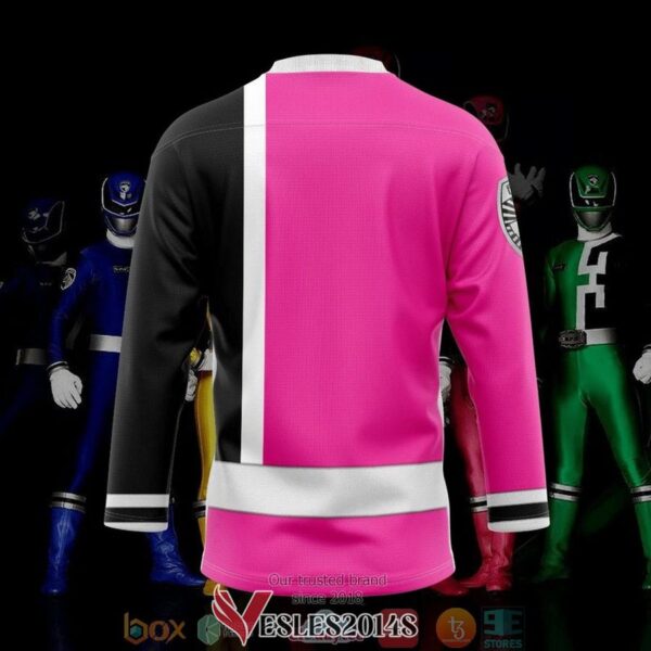 Pink Ranger S.P.D Hockey Jersey Shirt, Trending Gifts For Fans - Vesles2014s 3