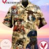 Pirate Cats Print Short Sleeve Hawaiian Casual Shirt Vesles2014S