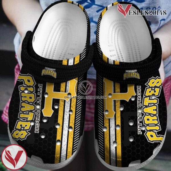 Pirates Black-Yellow Clog Shoes, Unique Gift From  Vesles2014S