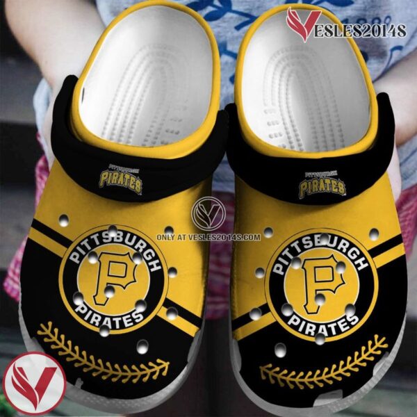 Pirates Yellow-Black Clog Shoes, Unique Gift From  Vesles2014S