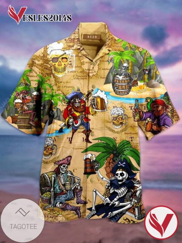 Pirates of the Caribbean Cartoon For men And Women Graphic Print Short Sleeve Hawaiian Casual Shirt Vesles2014S 1