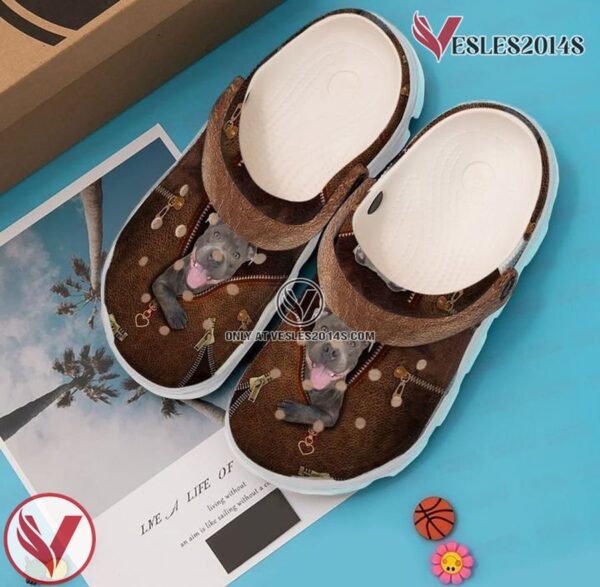 Pitbull Hello There Clog Shoes, Unique Gift From  Vesles2014S
