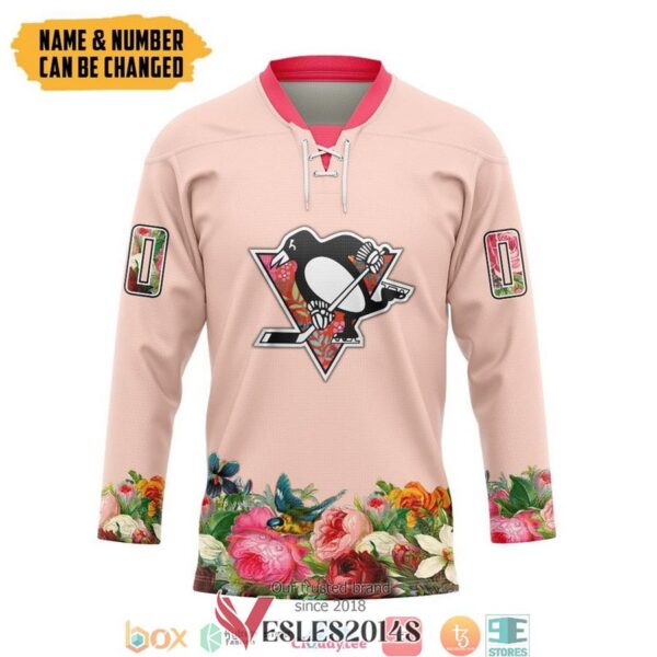 Pittsburgh Penguins Custom Name And Number Hockey Jersey, Trending Gifts For Fans - Vesles2014s