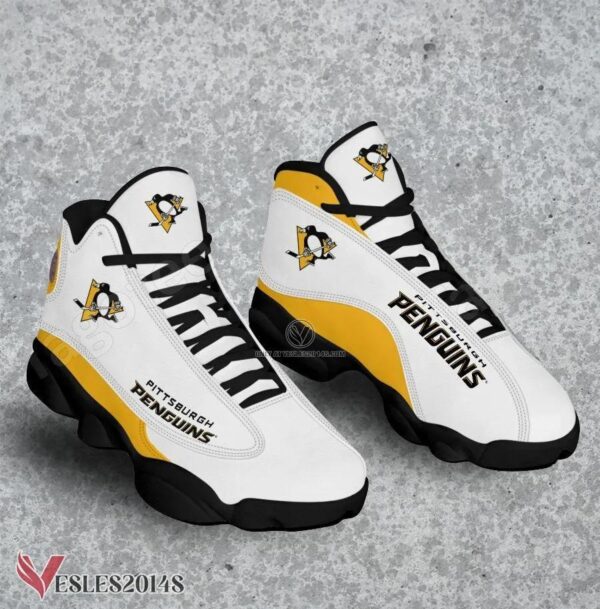 Pittsburgh Penguins Logo Air Jordan 13 Shoes, Best Sneaker Gifts For Fans - Vesles2014s 1