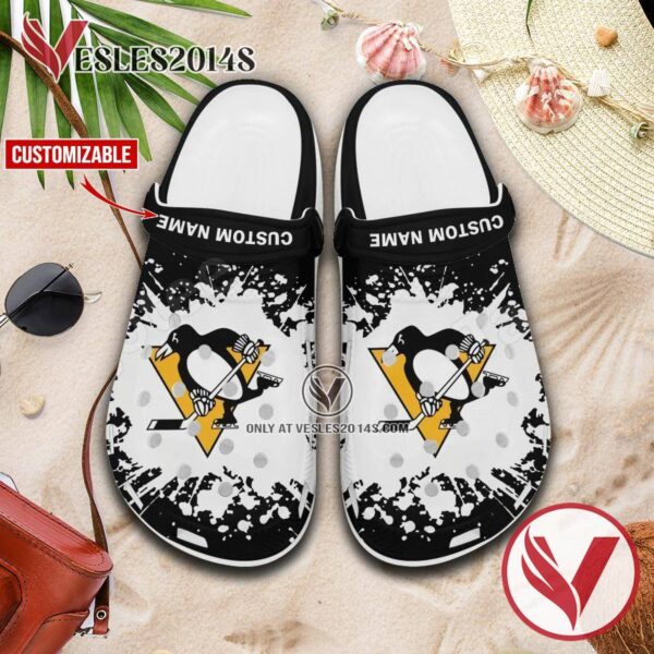Pittsburgh Penguins Personalized Crocs Shoes For Men And Women, Unique Clogs Shoes For Fans - Vesles2014S 1